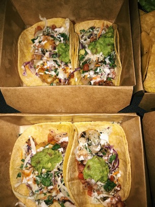 Takeout tacos from Dos Tacos. Source: Savannah Hamelin
